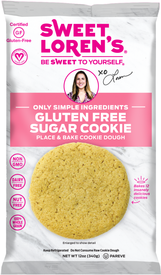 A Divine Sugar Cookie Made With The Most Simple And - Sweet Lorens Gluten Free Cookies Clipart (683x1024), Png Download
