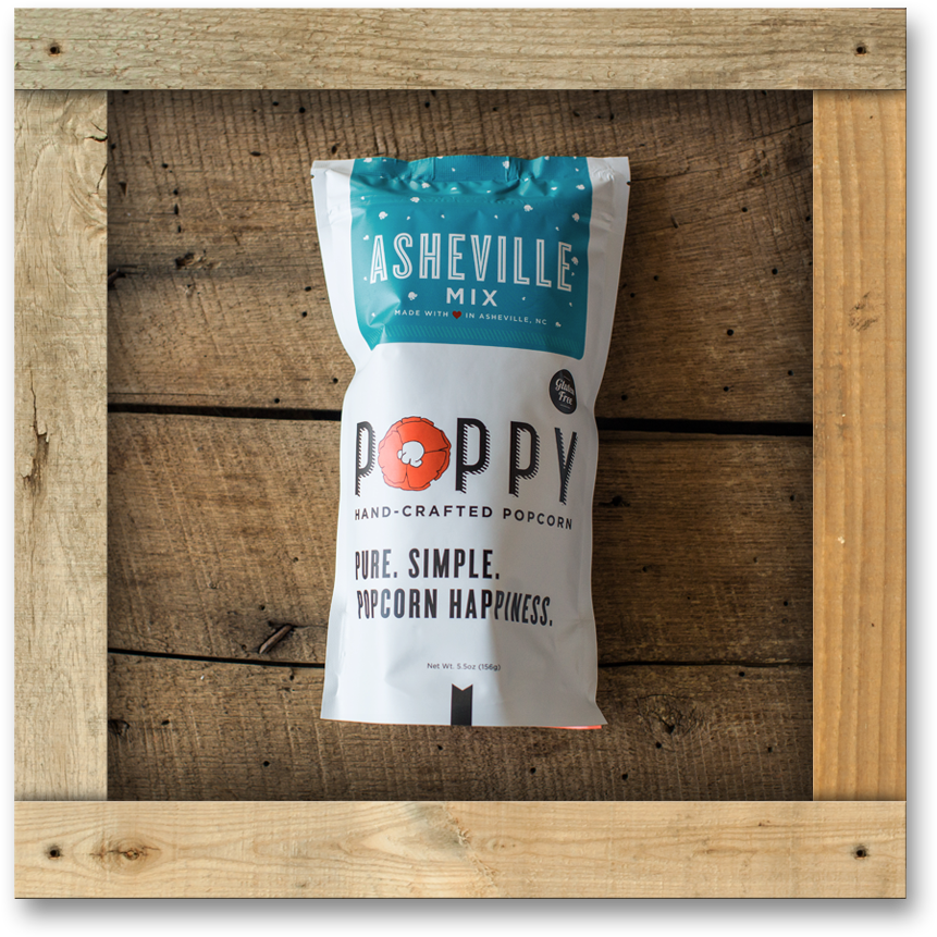 Poppy Handcrafted Popcorn Clipart (892x898), Png Download