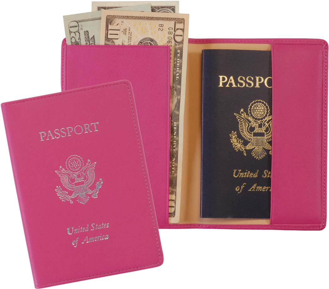 Rfid Blocking Passport Case - Us Passport Clipart (1200x1275), Png Download