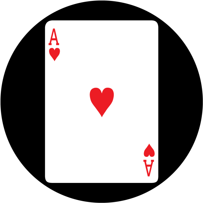 Ace Of Hearts - Window Gobos Clipart (800x800), Png Download