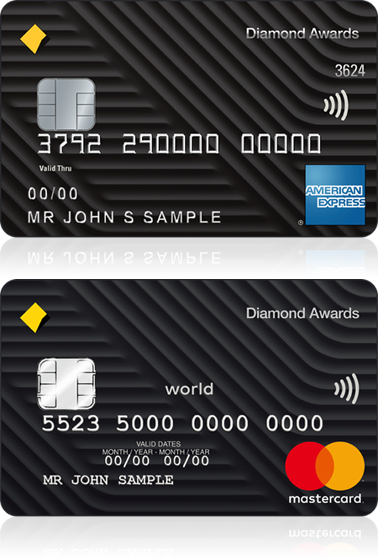 Commonwealth Bank Diamond Awards Credit Card - Commonwealth Bank Black Card Clipart (546x806), Png Download