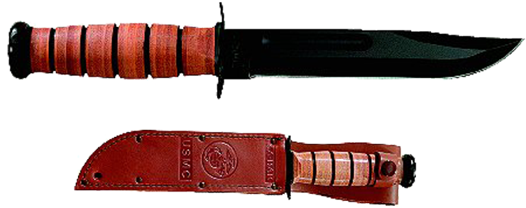 Kabar-knife - Ka Bar Usmc Clipart (800x800), Png Download