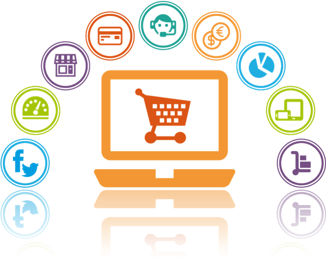 Mercado Png - E Commerce Animation Clipart (658x572), Png Download