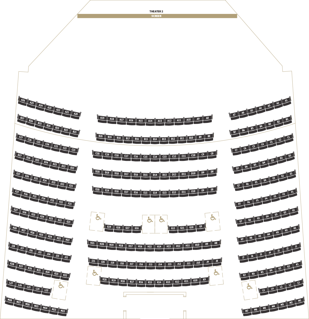 Seat Chart Theater - Shirt Clipart (1225x1261), Png Download
