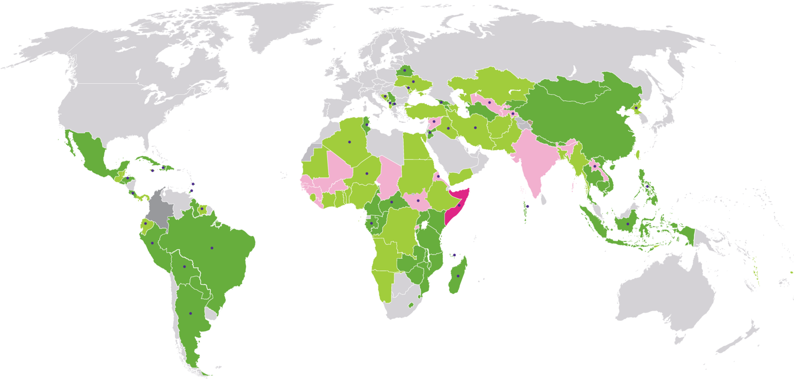 East Asia And Pacific Eastern And Southern Africa Eastern - Brazil And New Zealand Clipart (1600x780), Png Download