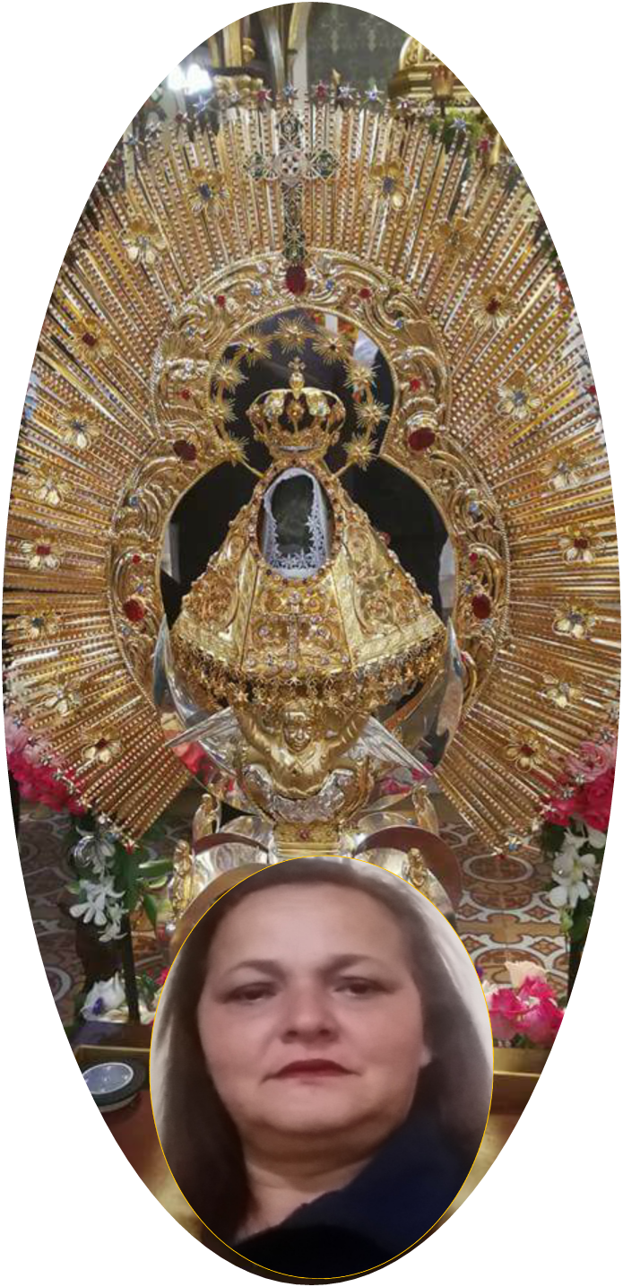 Virgen Sticker - Costume Party Clipart (695x1435), Png Download