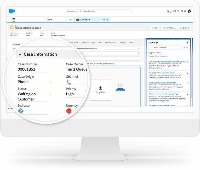 Salesforce Service Cloud Help Desk Software - Salesforce Einstein Activity Capture Clipart (765x650), Png Download