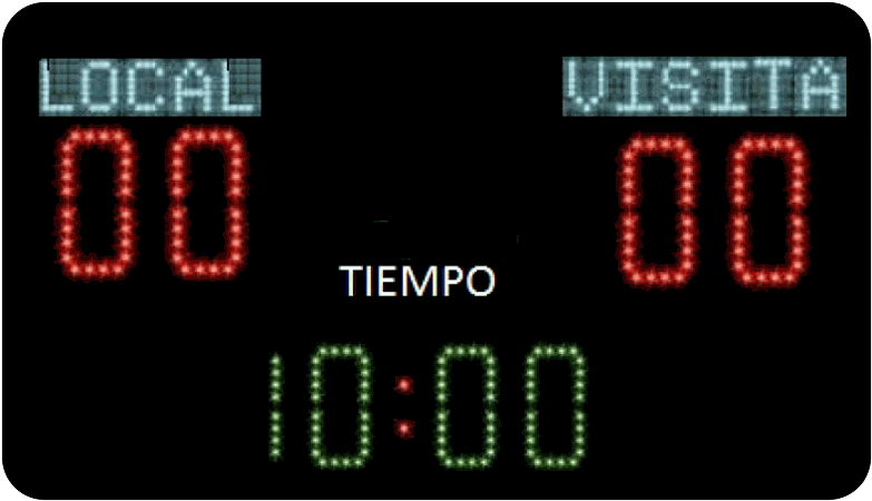 Marcadores Para Canchas De Futbol - Led Display Clipart (827x670), Png Download