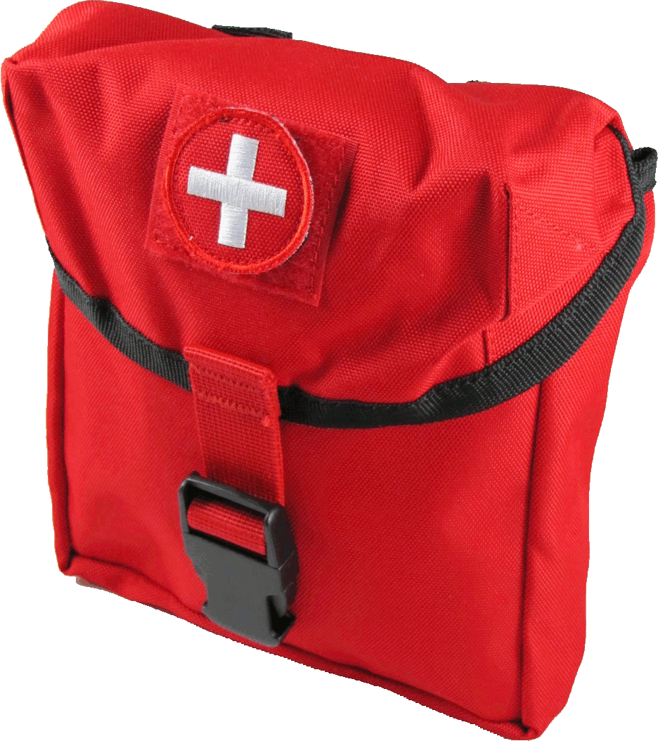 Elite Wilderness Individual Platoon First Aid Kit - Red Trauma Bag Made In Usa Clipart (936x1054), Png Download