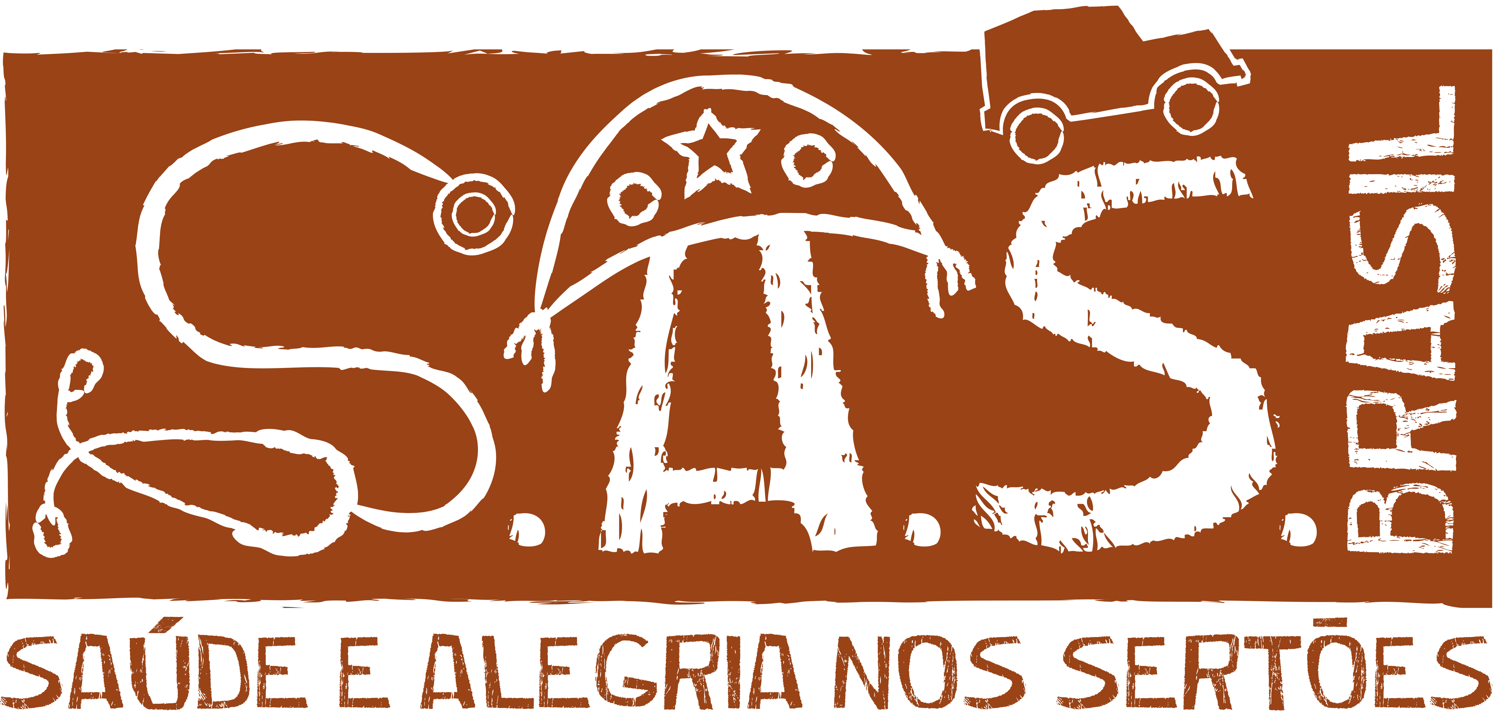 Logo Sas Marrom Retangular Em Png - Illustration Clipart (4795x2286), Png Download