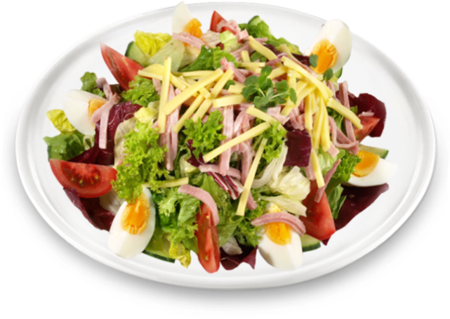 Green Salad - Le Repas Salade Clipart (700x500), Png Download