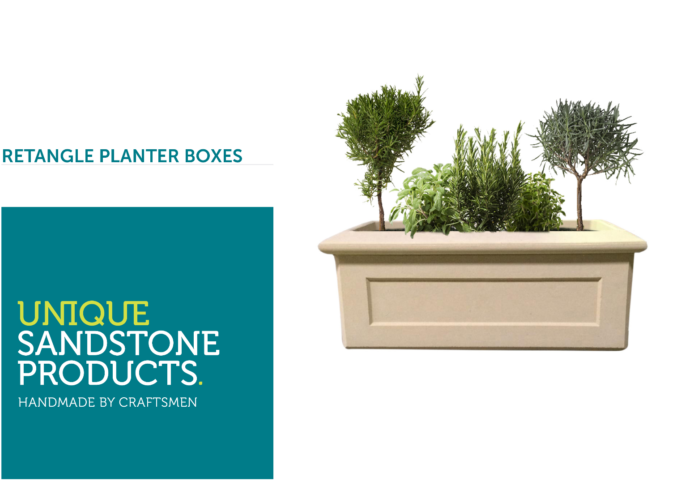 Sandstone Letterboxes From $140 ** - Flowerpot Clipart (716x600), Png Download