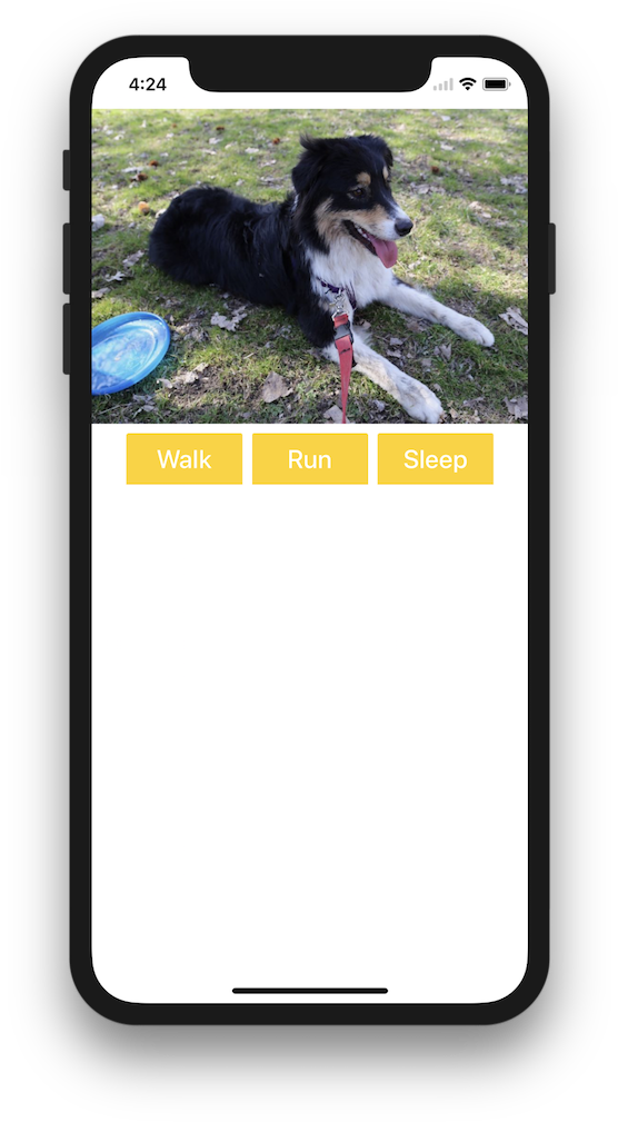 Row Centered Along Top 3rd With Buttons Centered Below - Smartphone Clipart (585x1024), Png Download