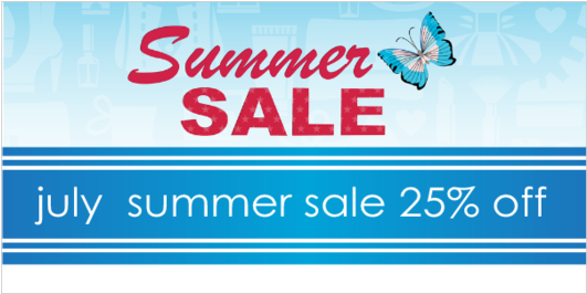 Butterfly Blue Band Summer Sale - Graphic Design Clipart (560x560), Png Download