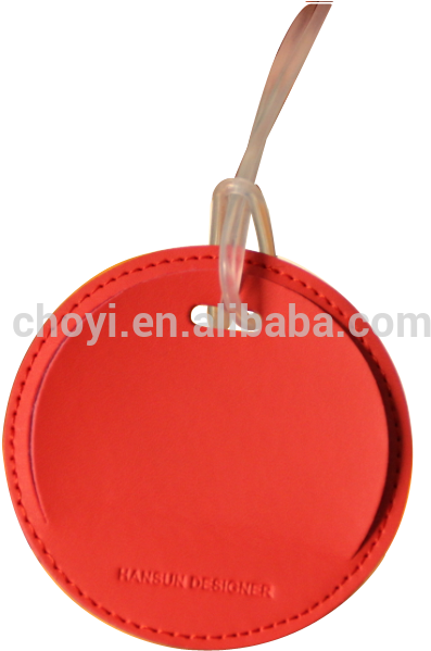 Round Shape Leather Luggage Tag Personalized Luggage - Circle Clipart (627x627), Png Download