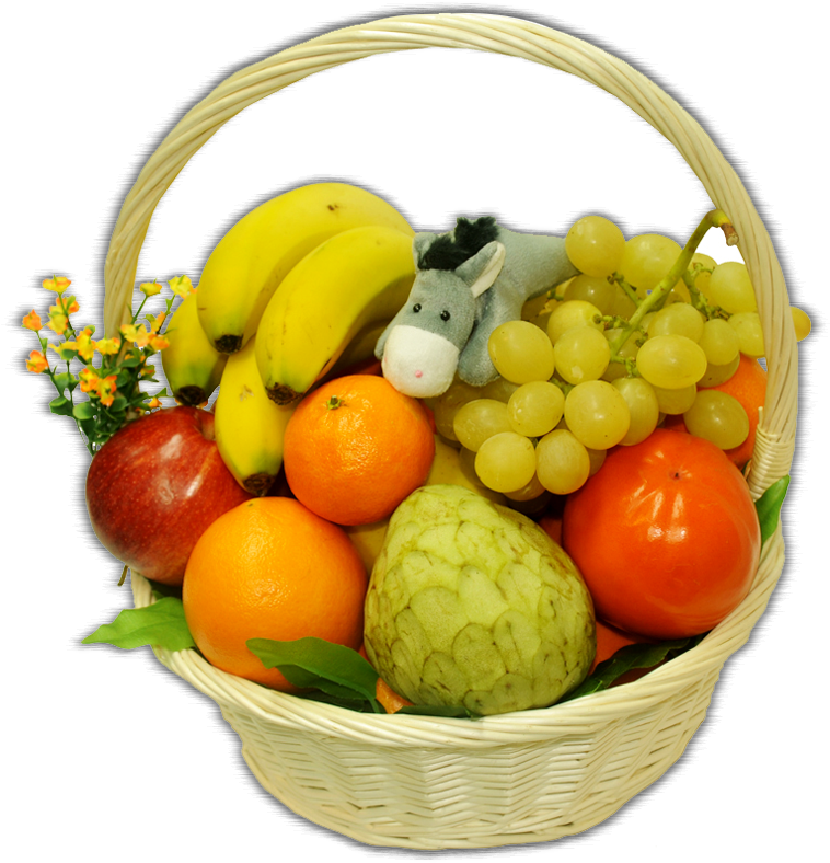 Cesta Frutas Frescura - Frutas En Un Frutero Clipart (780x800), Png Download