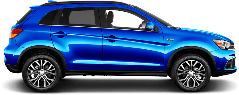 Blue Mitsubishi Png Image Background - 2019 Mitsubishi Outlander Sport Es Clipart (940x460), Png Download