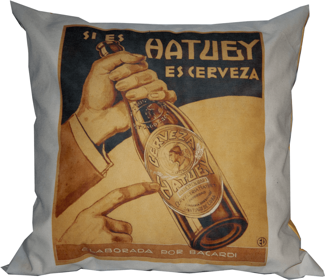 Cerveza Hatuey I - Throw Pillow Clipart (1180x1750), Png Download