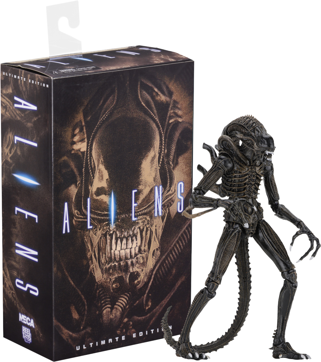 Brown Alien Warrior 7” Ultimate Action Figure - Aliens Ultimate Edition Neca Clipart (1051x1182), Png Download