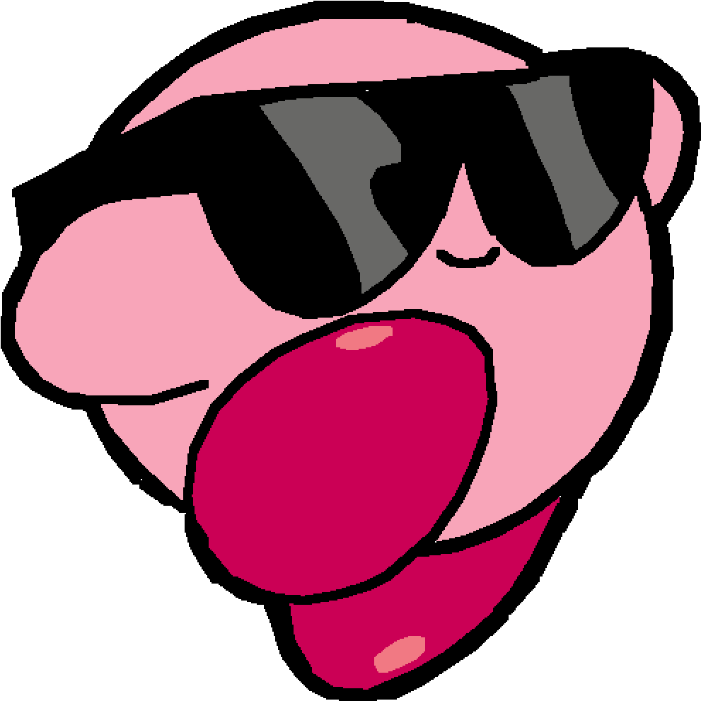 Smug Kirby - Crypto Kirby Clipart (1000x1000), Png Download
