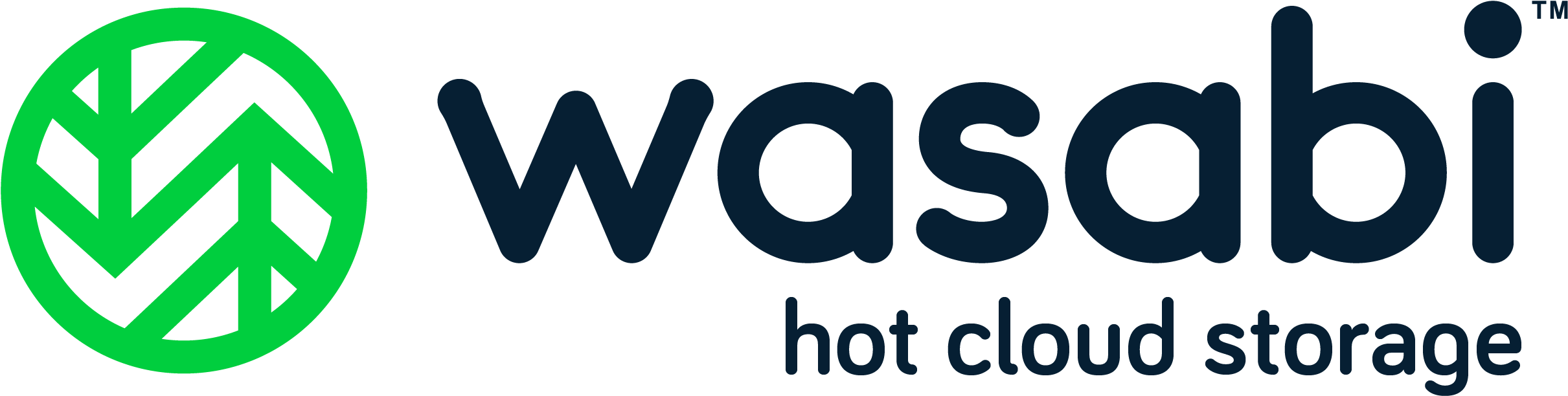 Wasabi Primary Logo - Wasabi Cloud Storage Logo Clipart (2420x623), Png Download