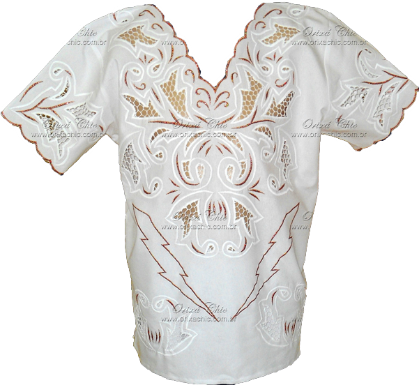 Bata Masculina Modelo 07 Raios Richelieur - Blouse Clipart (600x800), Png Download