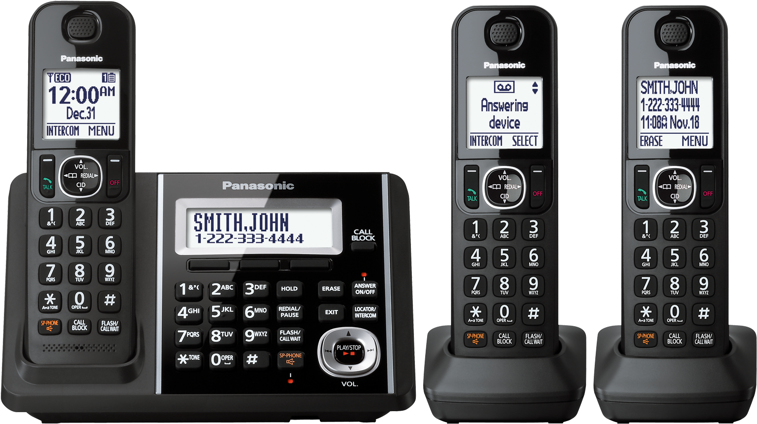 Image - Panasonic Cordless Telephone Clipart (1556x886), Png Download