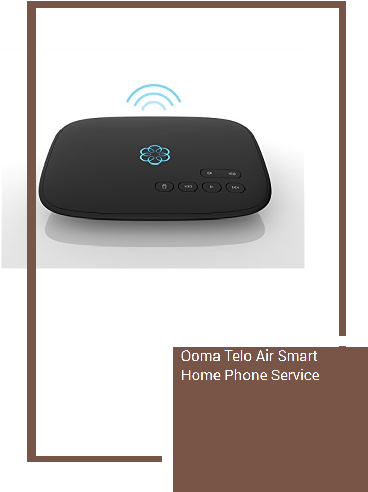 Ooma Telo Air Smart Home Phone Service Home Phone, - Modem Clipart (724x966), Png Download