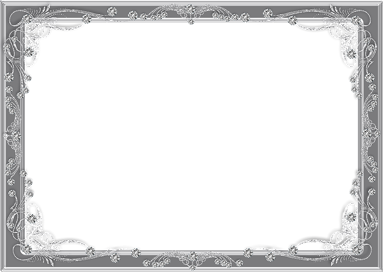 Photo Silverdiamondfiligree - Monochrome Clipart (775x550), Png Download