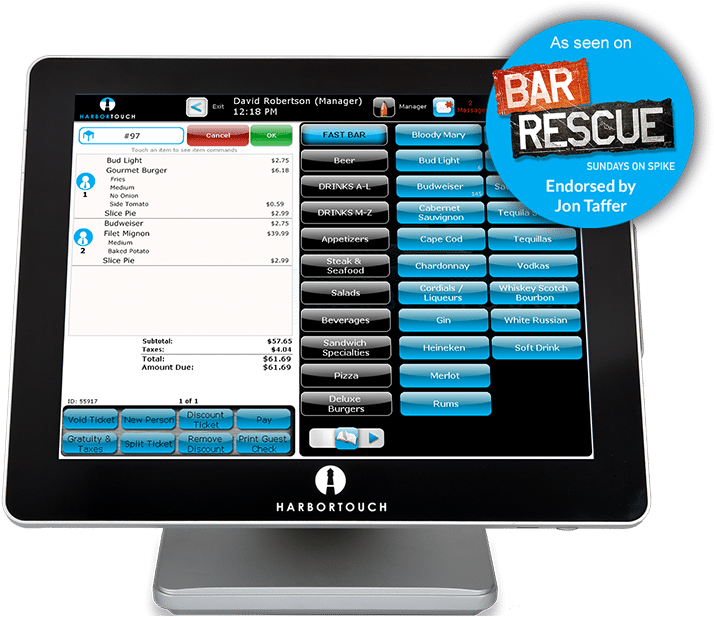 Harbortouch Bar & Restaurant - Harbortouch Pos Clipart (720x645), Png Download
