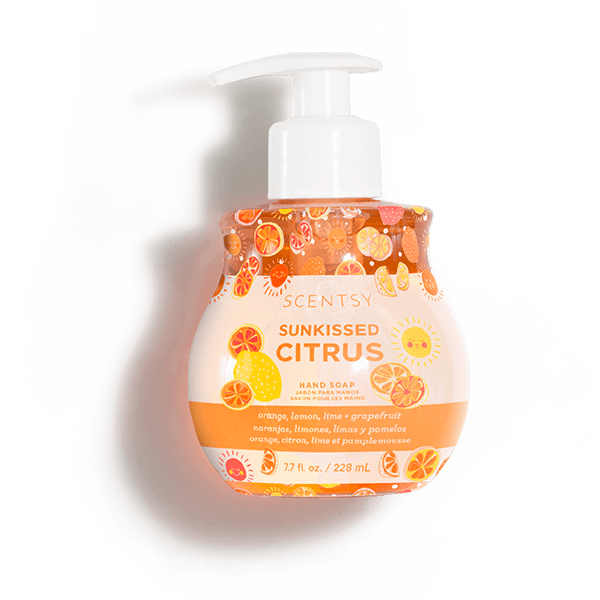 Sunkissed Citrus Scentsy Hand Soap - Plastic Bottle Clipart (600x600), Png Download