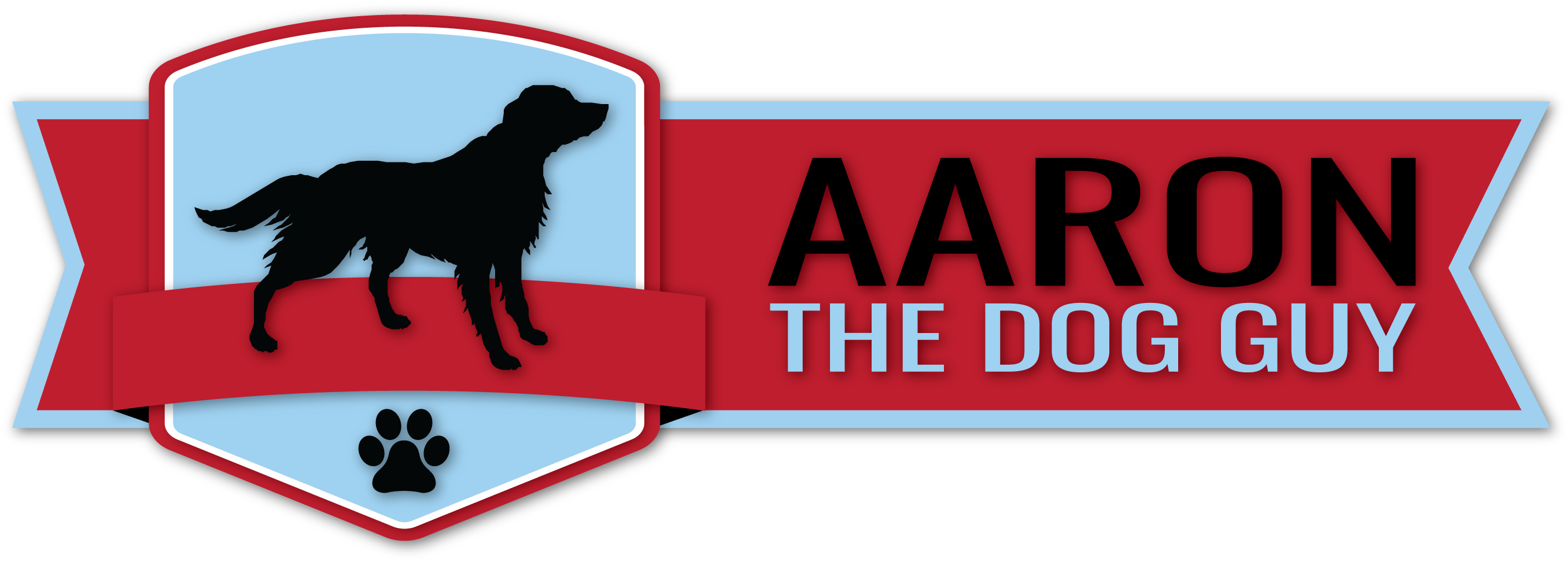 Aaron The Dog Guy - Working Dog Clipart (3000x1044), Png Download