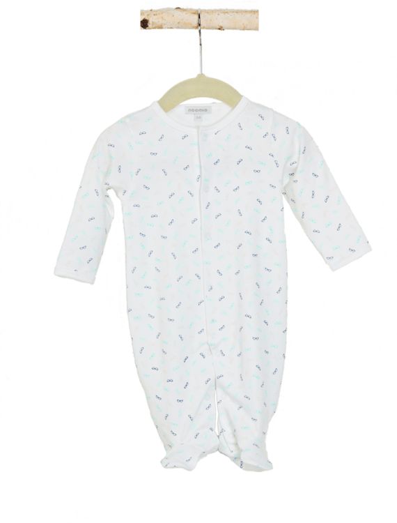 Baby Noomie Hipster Snap Footie - Clothes Hanger Clipart (570x750), Png Download