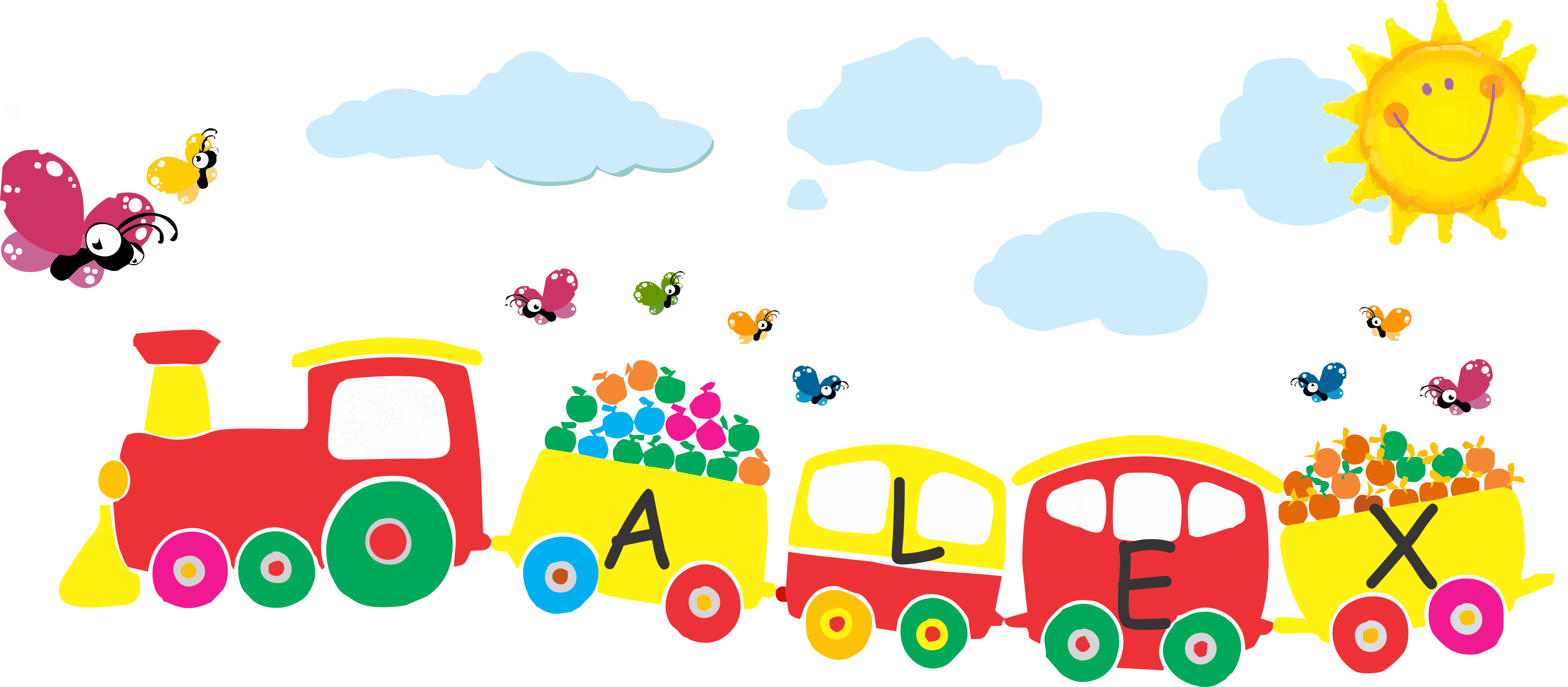 Tren Infantil Png - Diploma Clipart (5000x2193), Png Download