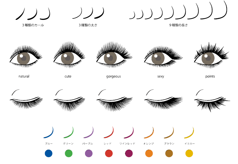 Pestañas Mink, Pestañas Postizas, Extensiones De Pestañas, - Types Of Eyelash Extensions Styles Clipart (825x583), Png Download