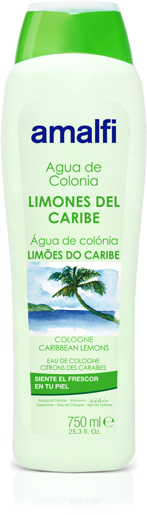 Colonia Limones Del Caribe - Lotion Clipart (917x1126), Png Download