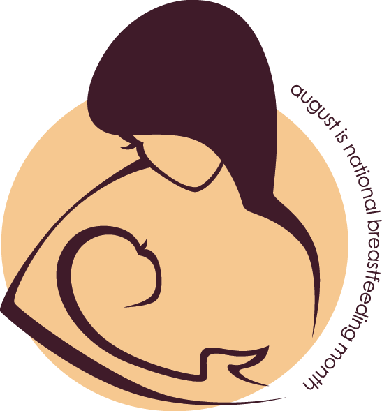 Breastfeeding - Logo Png Breastfeeding Cartoon Clipart (547x589), Png Download