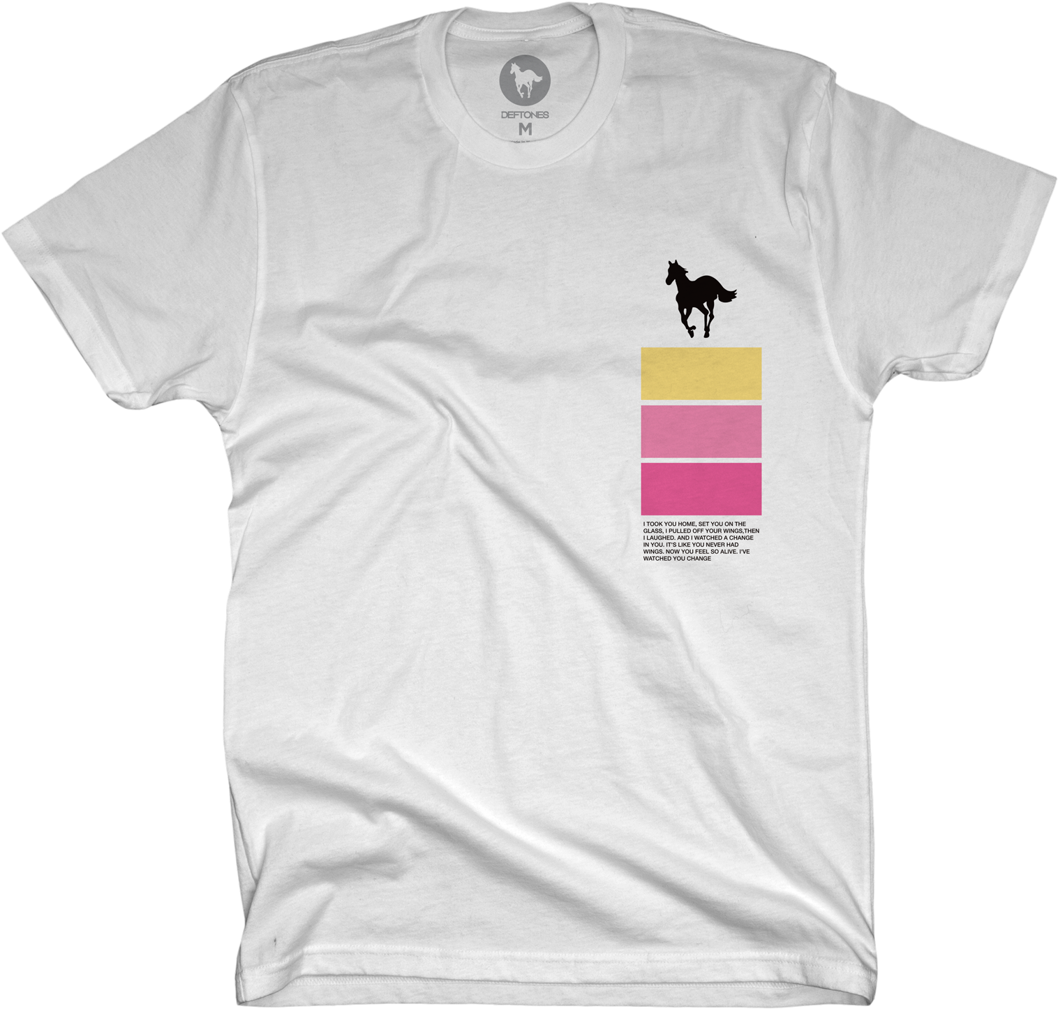White Pony Bars Tee - Active Shirt Clipart (1600x1600), Png Download