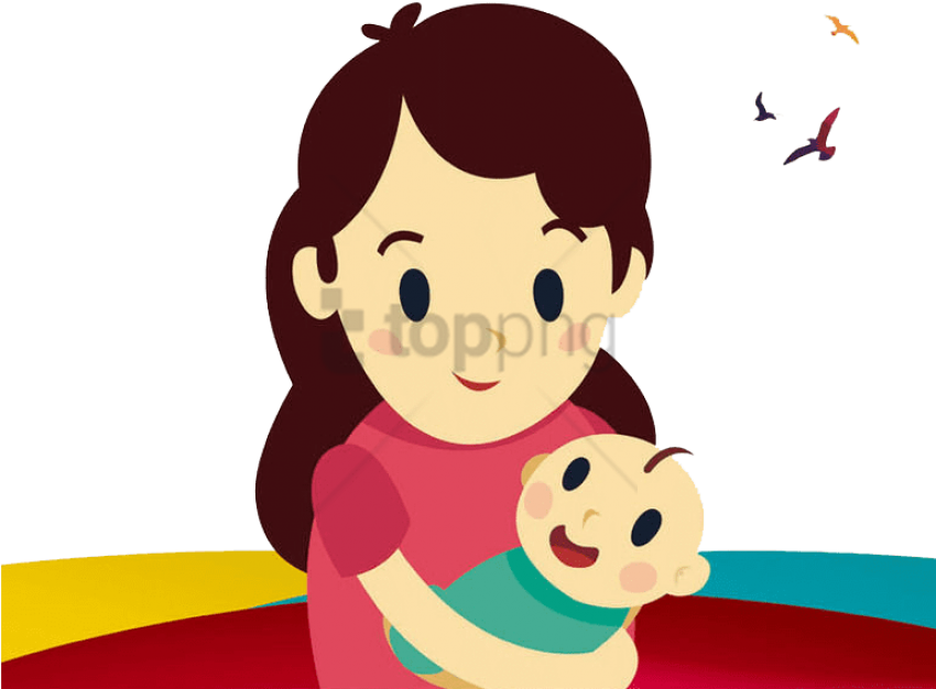 Free Png Mothers Day Breastfeeding Baby Mama - Happy Mother Day 2019 Clipart (850x626), Png Download