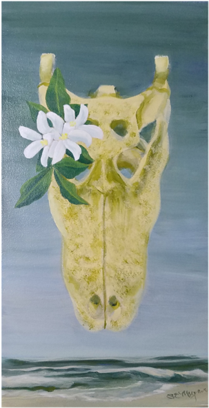 Georgia On My Mind 24x12<br>acrylic Painting By Contemporary - Jasmine Clipart (640x640), Png Download