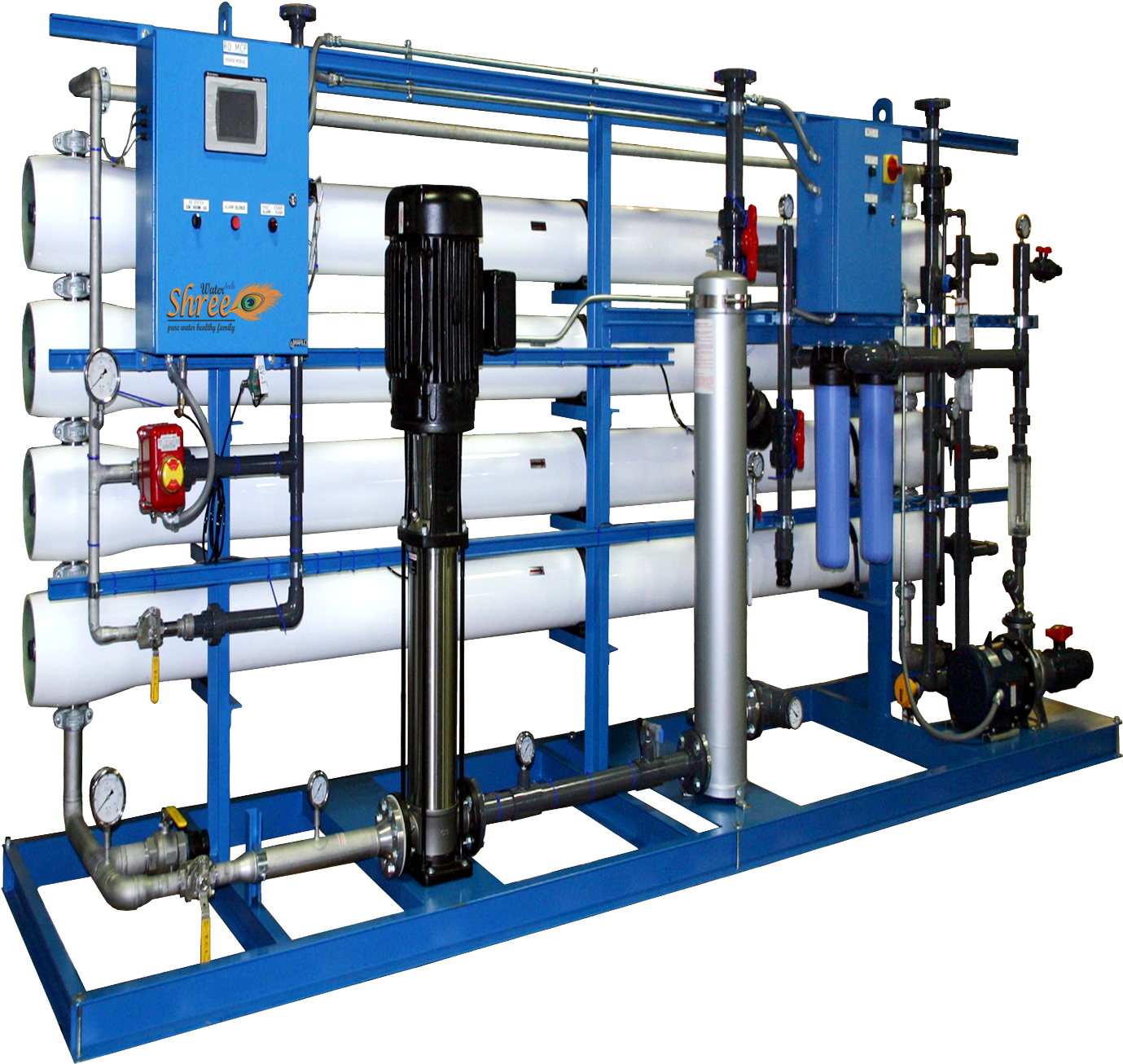 Ro Plant - Industrial Reverse Osmosis Plant Clipart (1400x1395), Png Download