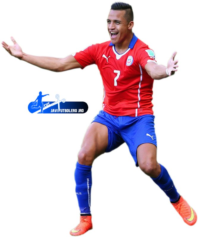 Alexis Sanchez - Alexis Sanchez Png Chile Clipart (756x1024), Png Download