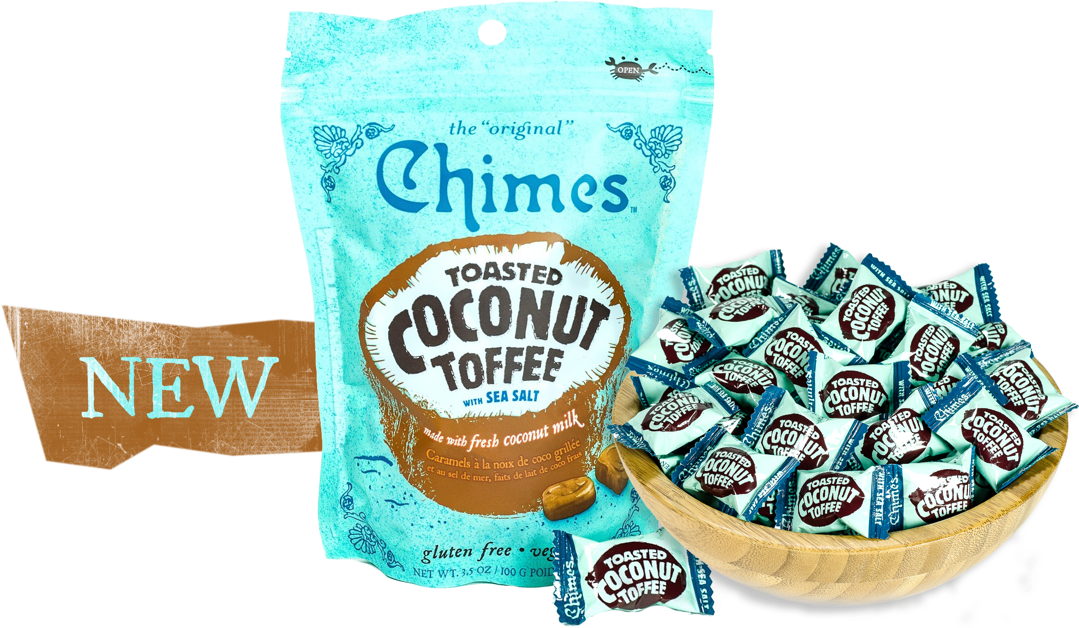 Chimes New Tofee Fea - Chametz Clipart (2343x1320), Png Download