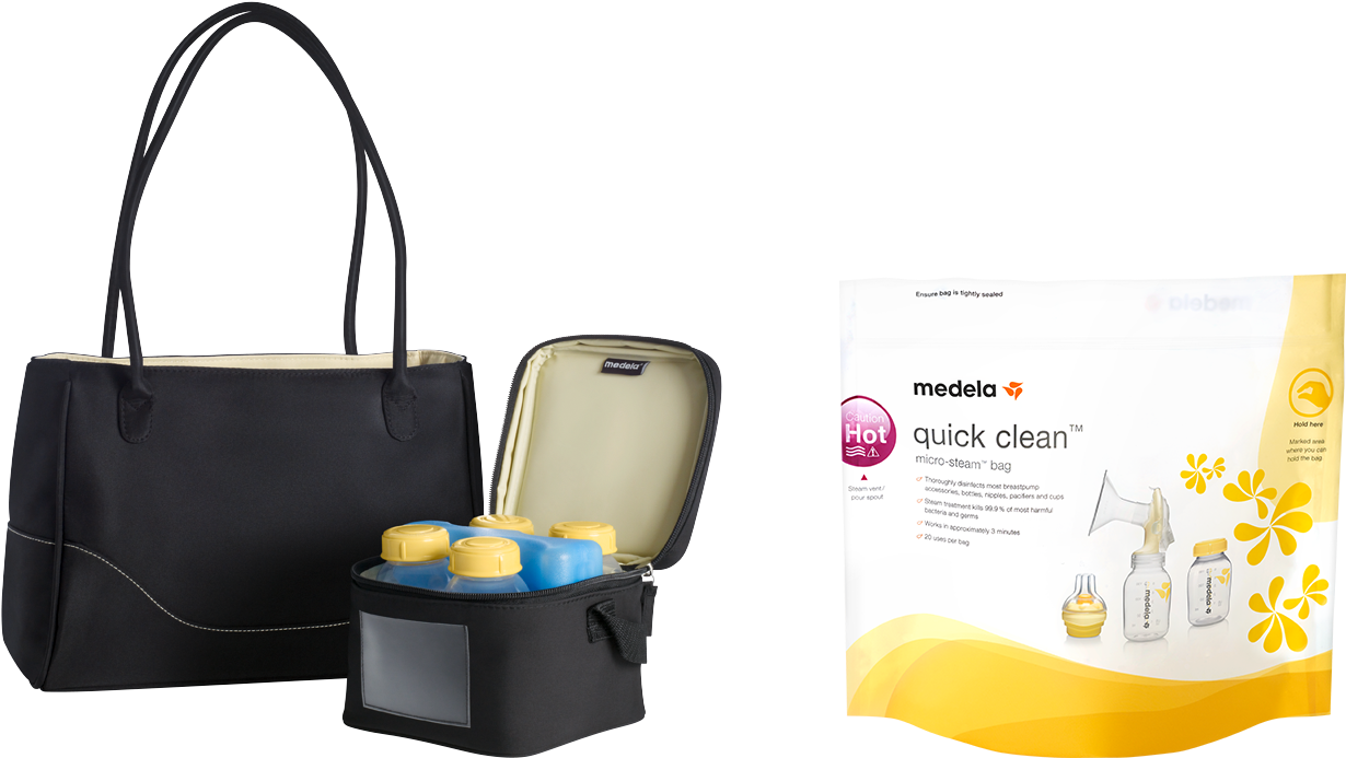 Breastfeeding Accessories - Medela Accessories Clipart (1400x788), Png Download