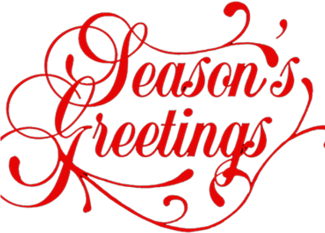 Seasons Greetings Images - Seasons Greetings Black And White Clipart (640x480), Png Download