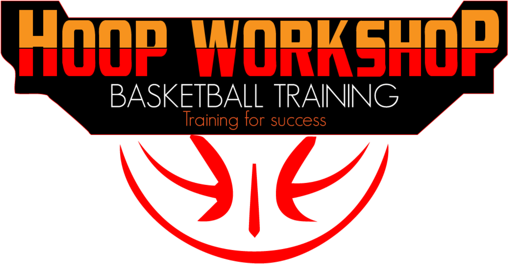 Hoop Workshop Basketball Training - Basketball Trainers Logos Png Clipart (2000x860), Png Download