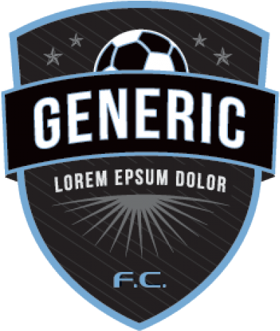 Soccer Logo Design Template Clipart (640x480), Png Download