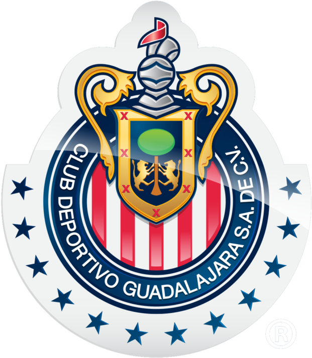 Guadalajara Logo Dream League Soccer 2018 , Png Download - Dream League Soccer Chivas Clipart (621x714), Png Download