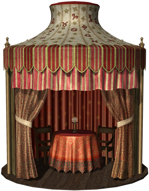 Gypsy Fortune Teller Fortune Magic Mystical - Transparent Gypsy Tent Png Clipart (540x720), Png Download