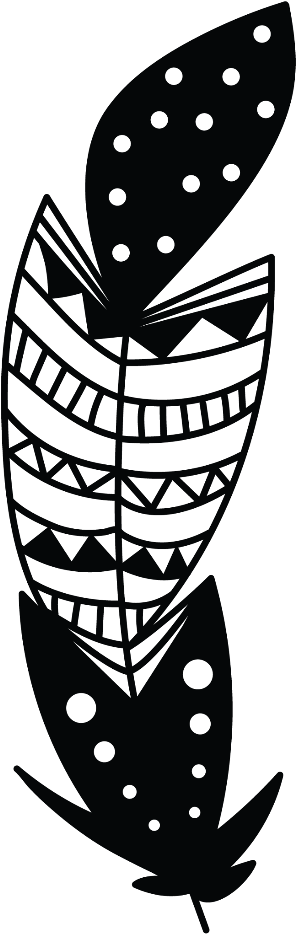 #feathers #feather #black #designs #design - Illustration Clipart (1024x1024), Png Download